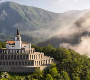 WWII memorial at Kobarid