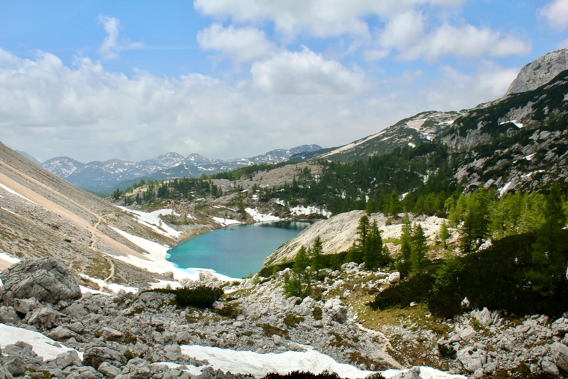 Triglav national park lake in Triglav national park