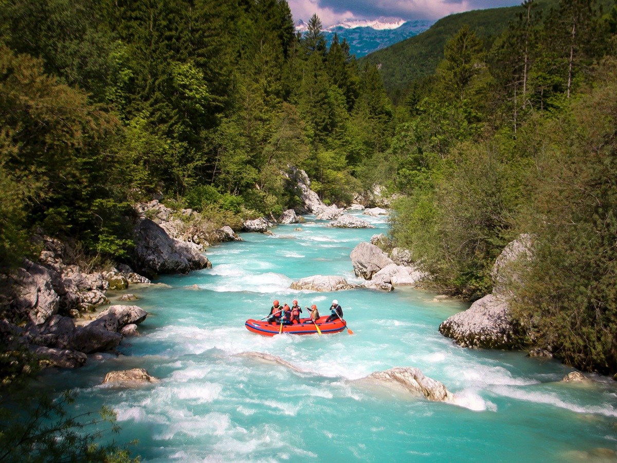 Soča Valley Rafting on the Soča River