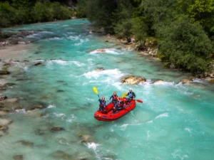Upper Soča Rafting options at Bovec