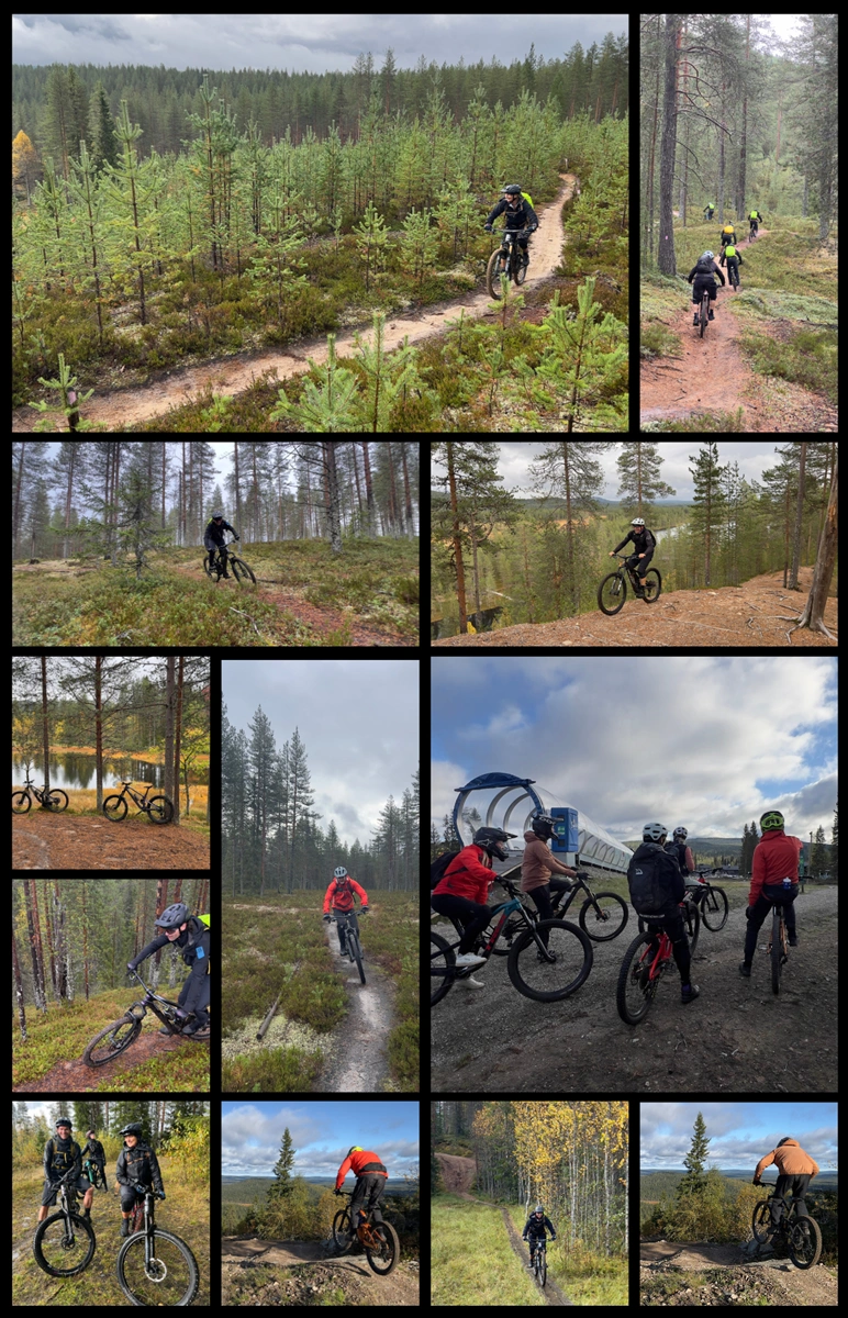 Syote MTB gallery group riding