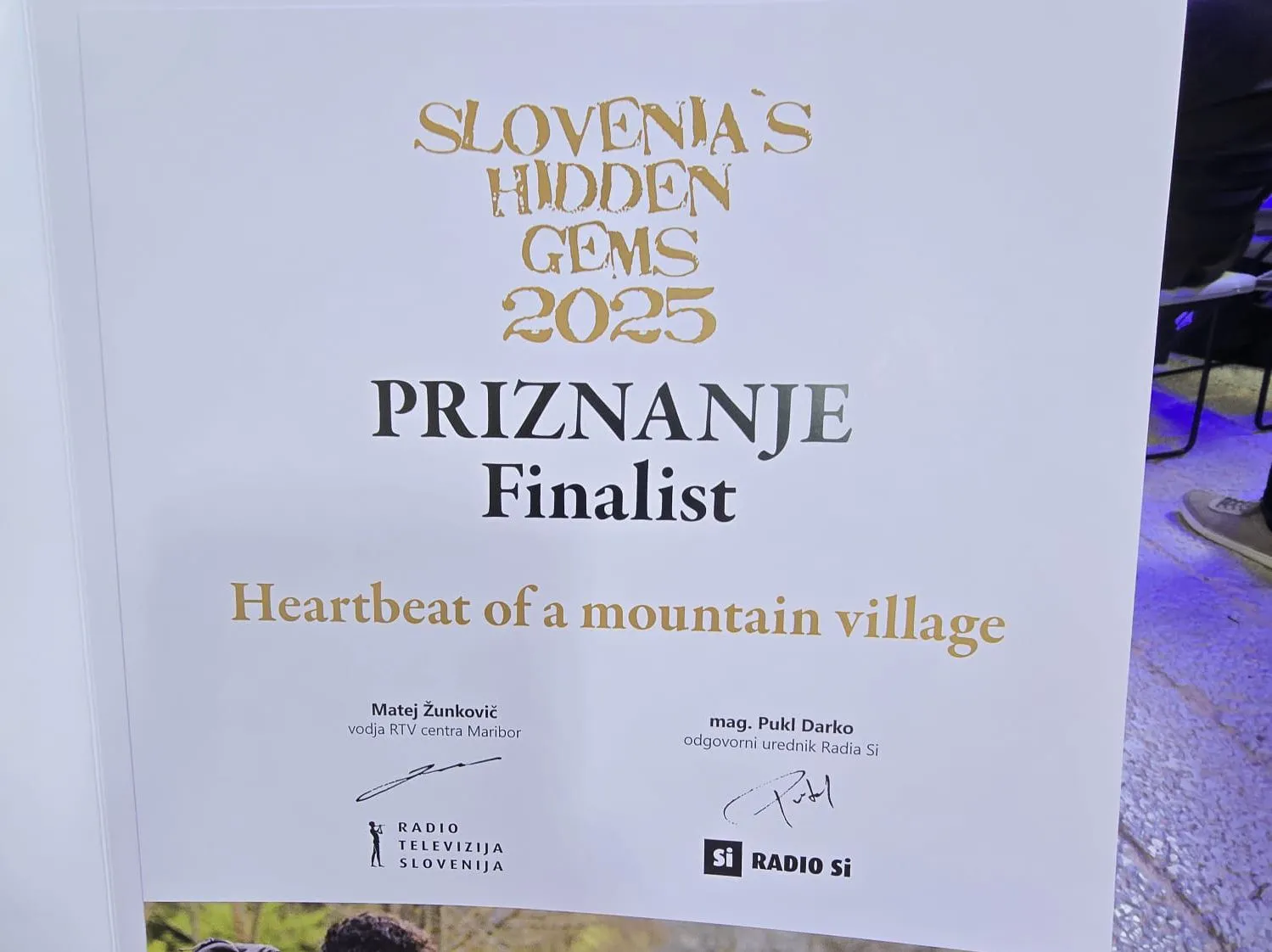 Slovenia’s Hidden Gems Award Slovenia’s Hidden Gems Award