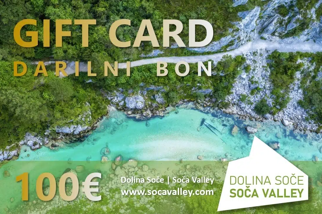Soča Valley | Dolina Soče GIFT CARD 100