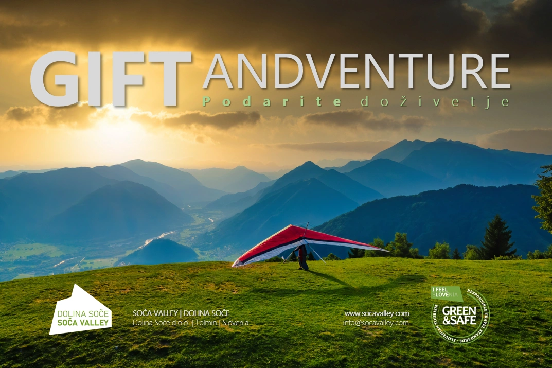 Gift an adventure in Soča Valley | Dolina Soče