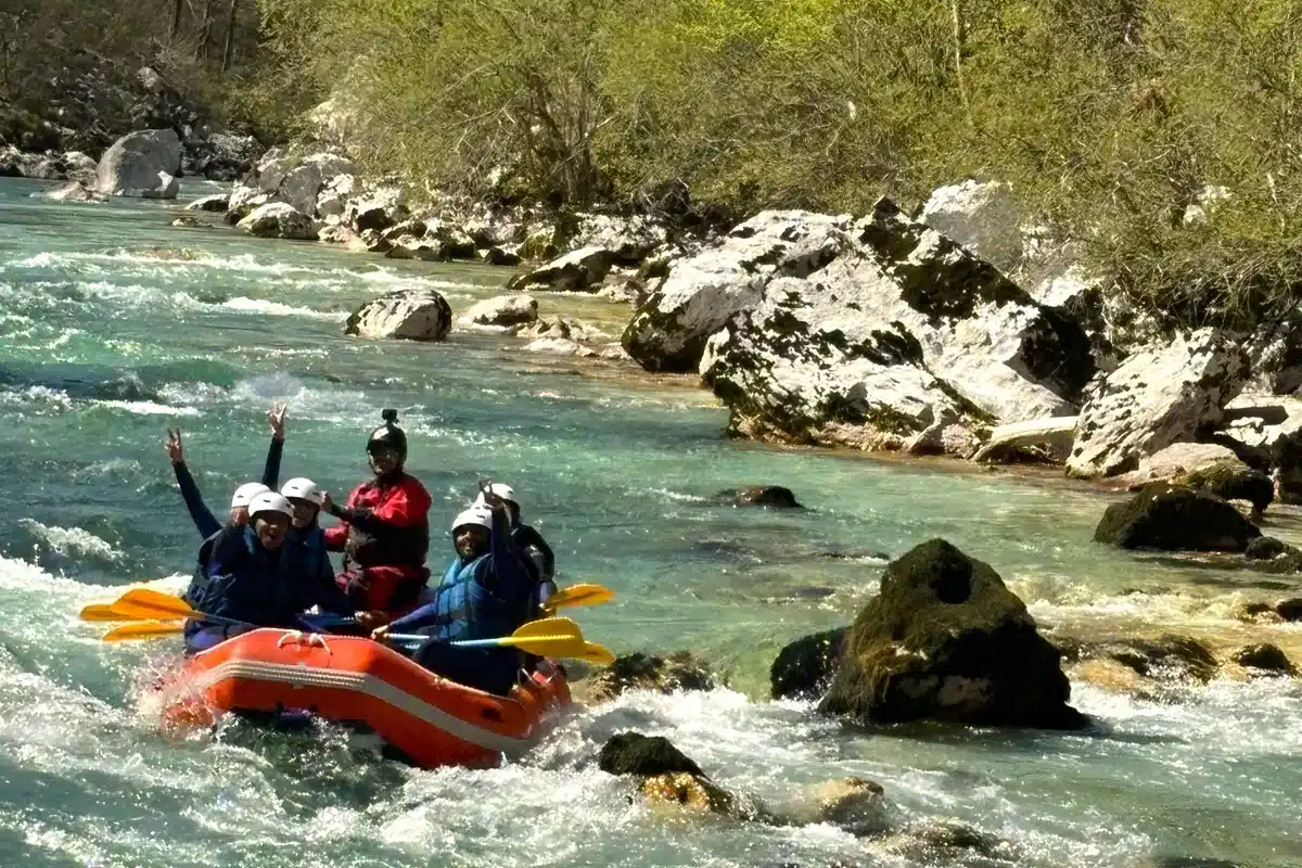 Family Rafting BOVEC Soca Valley
