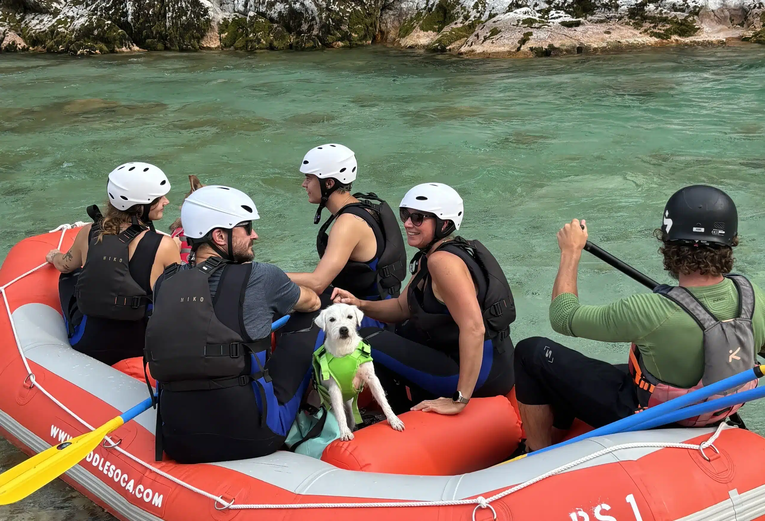 Rafting with the dog slovenia Rafting with the dog slovenia